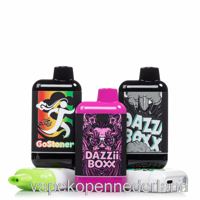 Elektronische Sigaret Vape Dazzleaf Dazzii Boxx 510 Batterij Btc Wit (leer)